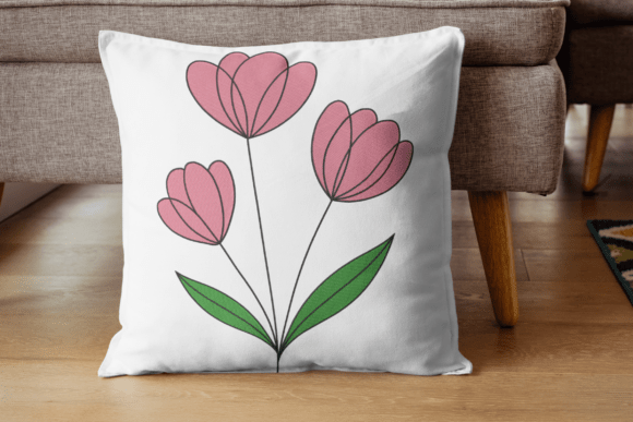 A Designer's Review of the Pink Tulips Embroidery File