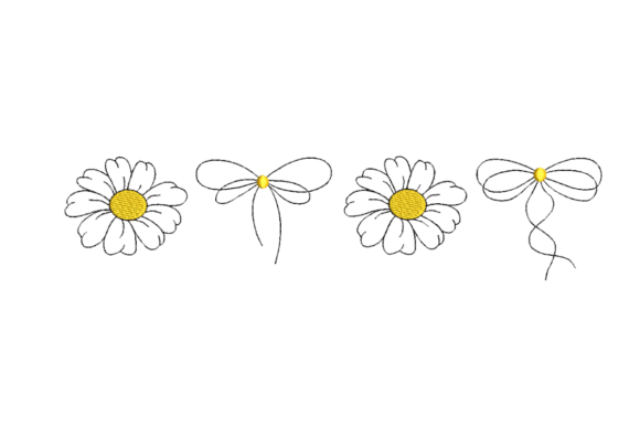An Embroiderer's Review of Coquette Daisy Line Art