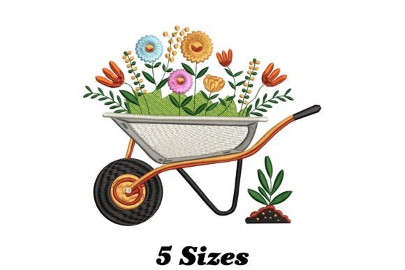 Beautiful Gardening Embroidery Design Review for Business Merch