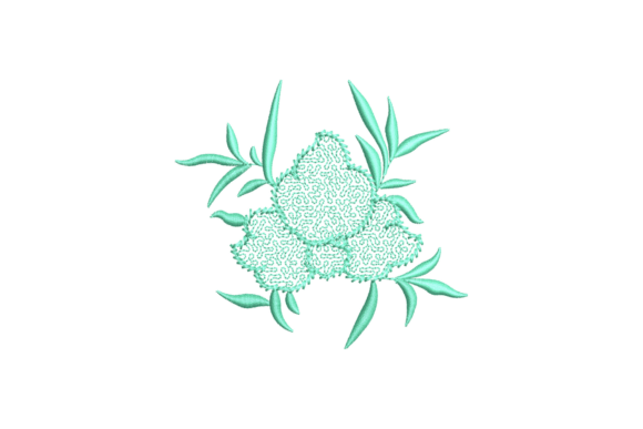 Botanical Plants Embroidery Design for Handmade Gifts