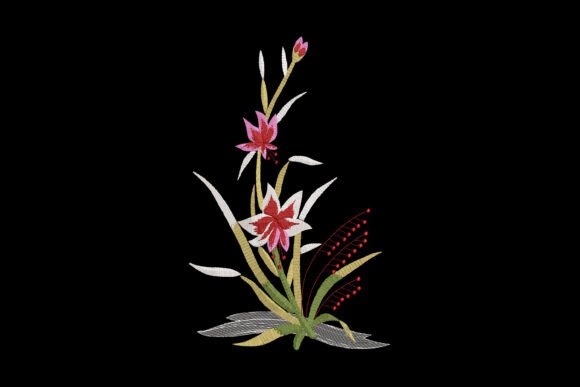 Crimson Orchid Dance Embroidery Design Review