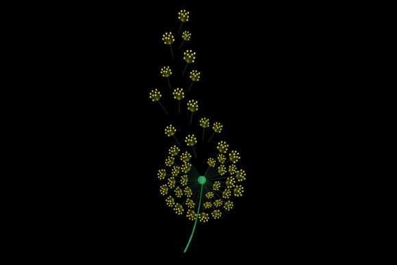Dandelion in the Wind Embroidery Review for Boutique Apparel