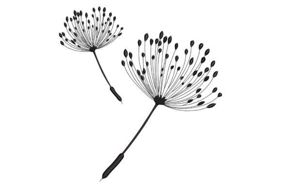 Dandelions Embroidery for Branded Business Merchandise