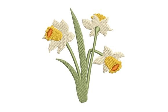 Elegant Daffodils: A Seasonal Embroidery Design Review