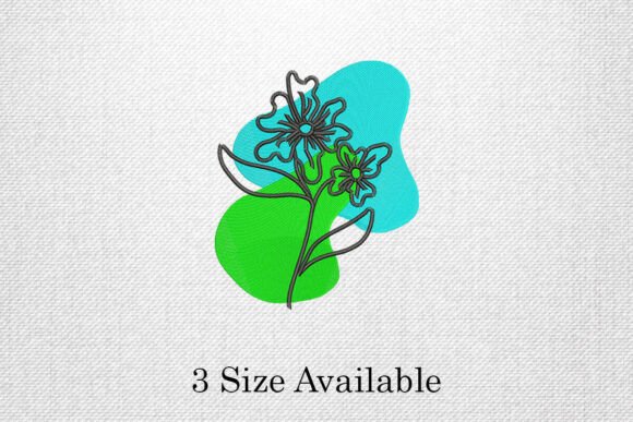 Elegant Flower Design That Actually Stitches Well