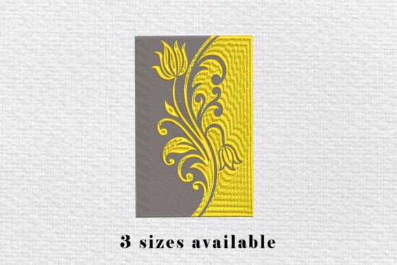 Golden Floral Border Embroidery: Designer Review