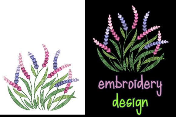 Lavender Heart Blooms Embroidery Design Review