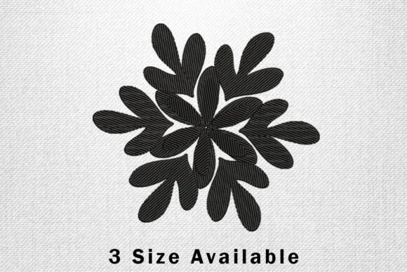 Modern Black Flower: A Craft Fair Embroidery Review