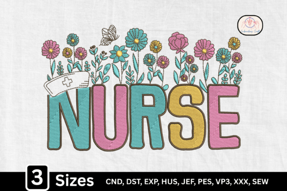 Pastel Garden Growing Wildflower Nurse Embroidery Review