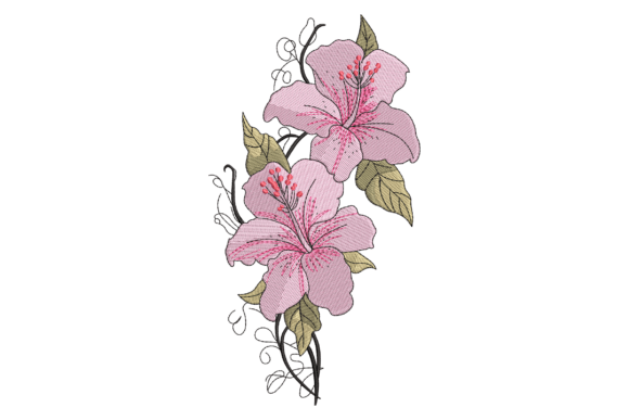 Pink Lily Flower: A Business Embroidery Review