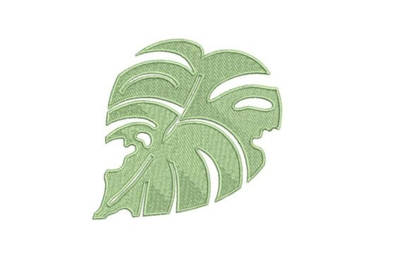 Tropical Leaf Embroidery Design: A Craft Fair Product Review