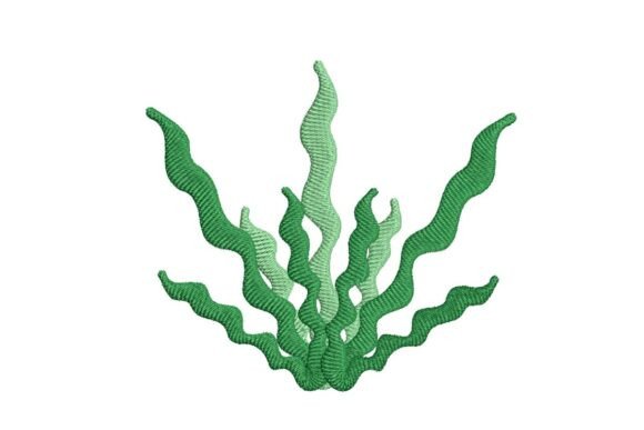 Wavy Seaweed Cluster Embroidery Review for Boutique Sweatshirts